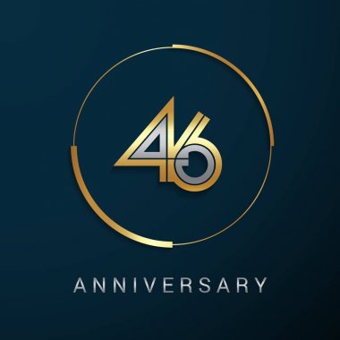 46 yıl yıldönümü logo