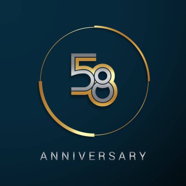 58 yıl yıldönümü logo