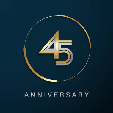 45 yıl yıldönümü logo