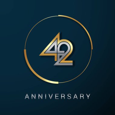 42 yıl yıldönümü logo