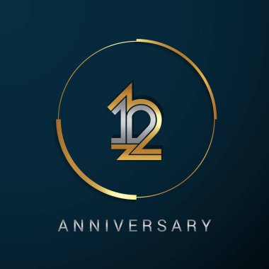 12 yıl yıldönümü logo