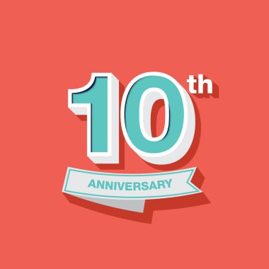 10. yıldönümü tasarımı