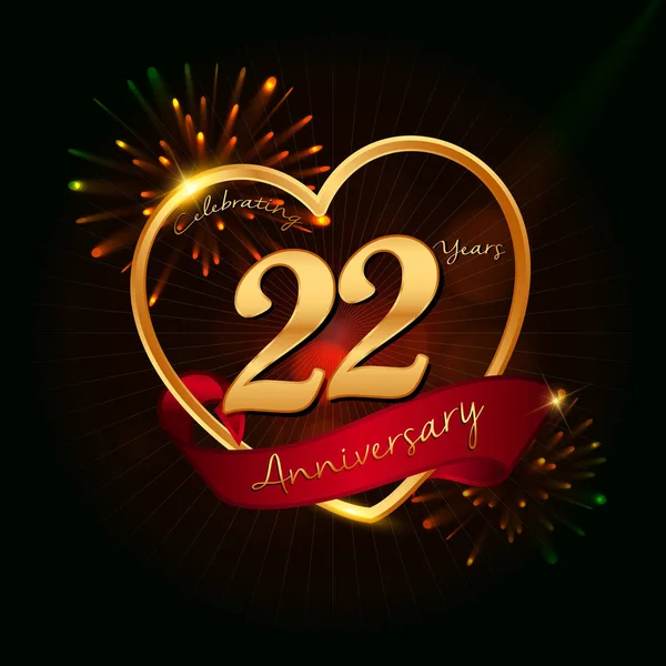 22 years anniversary Stock Vectors, Royalty Free 22 years anniversary