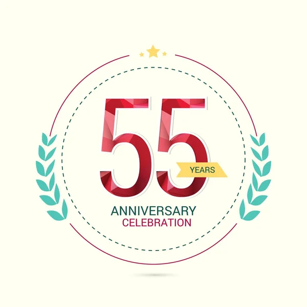 55 Ans Anniversaire Images Vectorielles 55 Ans Anniversaire Vecteurs Libres De Droits Depositphotos