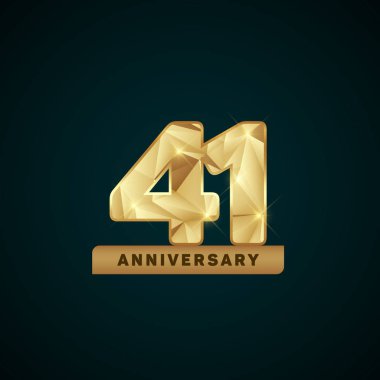41 yaş altın yıldönümü logo 