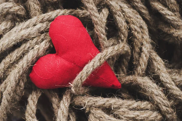Heart in rope nest