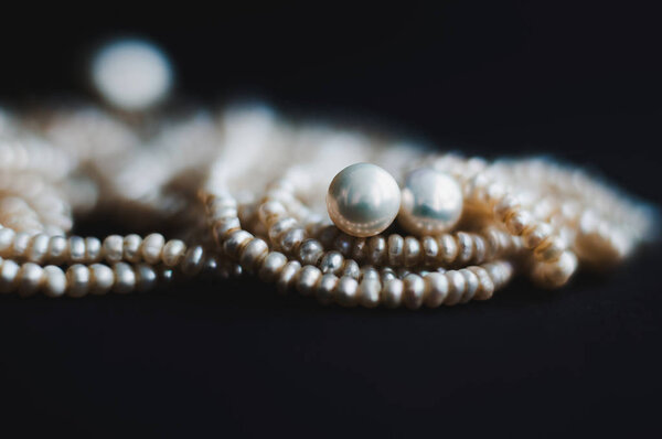 Pearl earrings