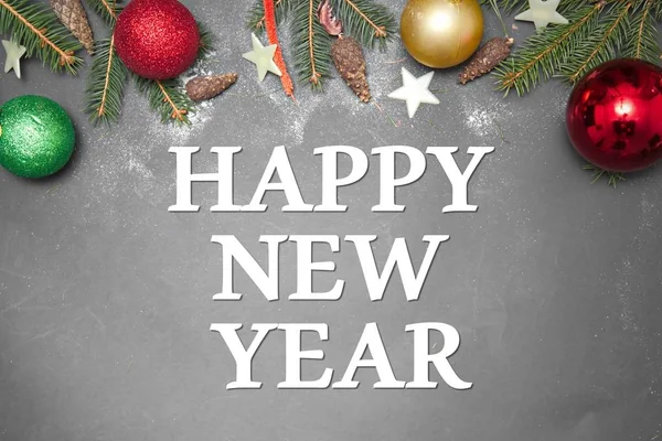 Noel dekorasyonu ile haber Happy New Year