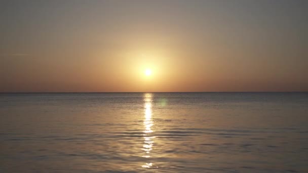 Puesta Sol Isla Koh Lanta Tailandia Vista Sobre Mar Andamán — Vídeos de Stock