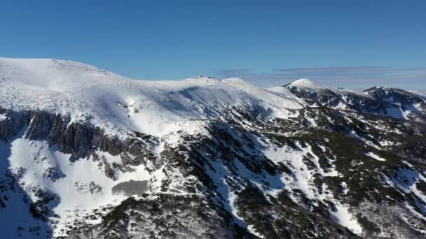 Montagne Bosnie Couverte Neige — Video