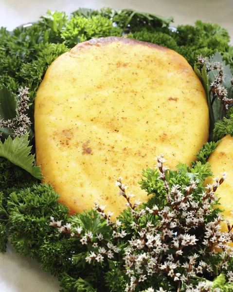 Queso frito con especias —  Fotos de Stock