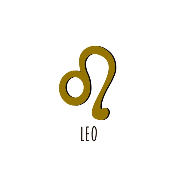 Знак Зодиака Лео Векторный Знак Зодиака — стоковый вектор