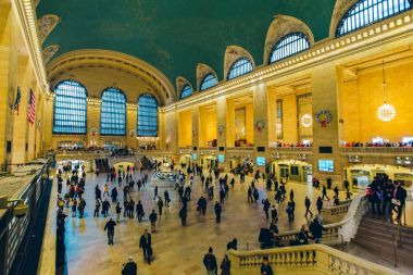 New York, Amerika Birleşik Devletleri - 27 Kasım 2017: Grand Central Terminal, New York City, Amerika Birleşik Devletleri