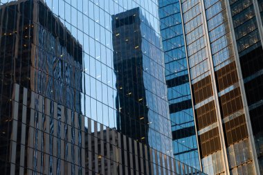 New York City / Usa - 22 Ağustos 2018: Dünya Ticaret Merkezi dış mimarisi