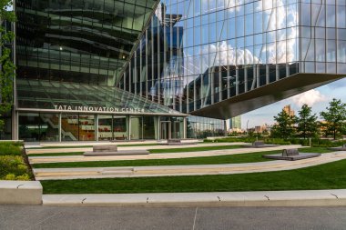 New York City / Usa - 27 Haziran 2018: Roosevelt Adası 'na açılan Tata Yenilik Merkezi