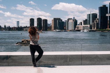 Manhattan şehir merkezi manzaralı Franklin D. Roosevelt 4.