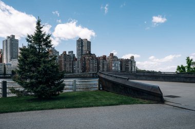 Roosevelt Adası 'ndaki Octagon parkındaki tekne.