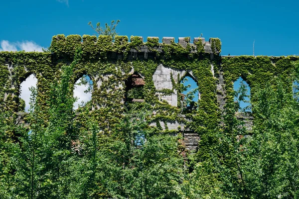 Ruines de l'hôpital de la variole de Roosevelt Island — Photo