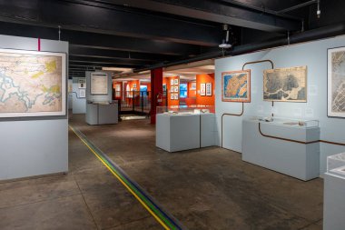 Brookl şehir merkezindeki New York Transit Müzesi Sergisi