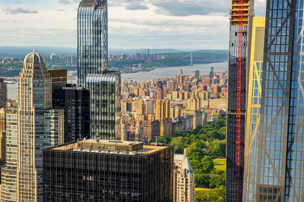 New York 'un Yukarı Batı Yakası ve Central Park manzarası — Stok fotoğraf