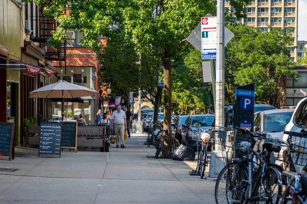 Stare budynki dzielnicy Brooklyn Heights w Nowym Jorku — Zdjęcie stockowe