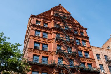 Brooklyn Heights 'ın sokak ve apartmanları