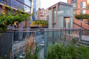 Manhattan Yazında Yüksek Hat Görünümü