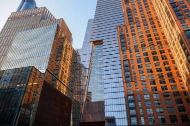 Manhattan Yazında Yüksek Hat Görünümü