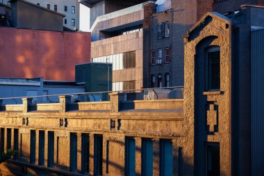 Manhattan Yazında Yüksek Hat Görünümü