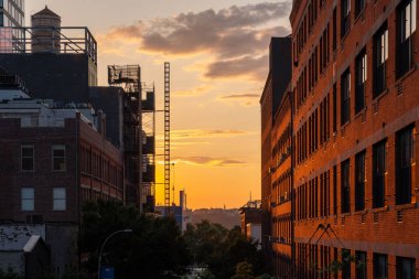 Manhattan Yazında Yüksek Hat Görünümü