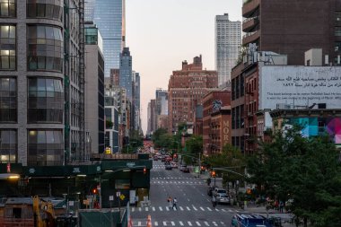 Manhattan Yazında Yüksek Hat Görünümü