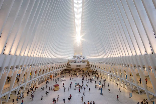 World Trade Center Transportation Hub Oculus på nedre Manhattan — Stockfoto