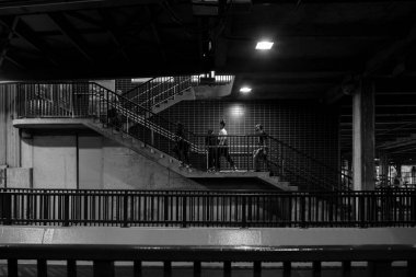 New York Limanı 'ndaki Staten Island Feribotu ile Lower Manh karşı karşıya.