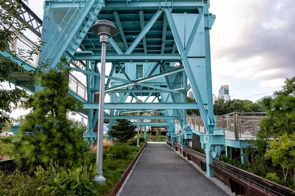 Domino Park στο Williamsburg Brooklyn, παλιό εργοστάσιο ζάχαρης — Φωτογραφία Αρχείου