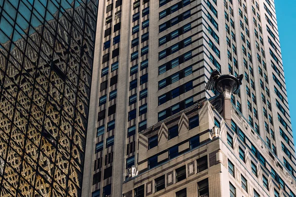 Close-up view of Chrysler Building exterior in Midtown Manhattan — 스톡 사진