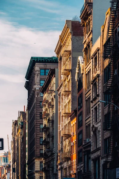 Vue générale de l'ancien bâtiment du Flatiron District New York — Photo