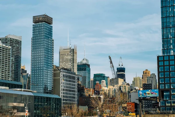Vista general de los edificios de Hell 's Kitchen en el centro de Nueva York —  Fotos de Stock