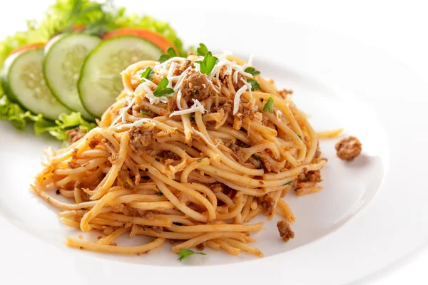 Italian food spaghetti bolognaise — Stock Photo, Image