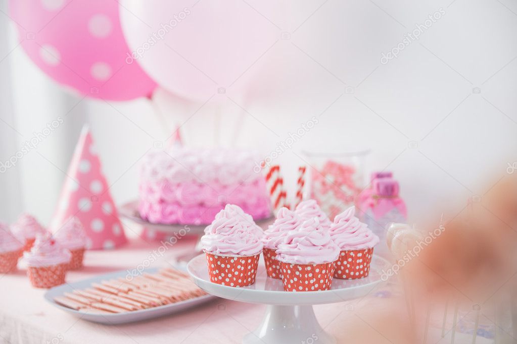 Sweet Corner Of A Birthday Party Stock Photo C Odua 127150748