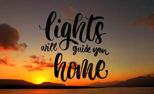 Lights will guide you home