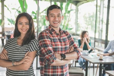 Ortaklar da görüşme sırasında 