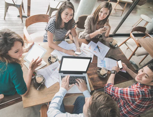 Genç iş takım Cafe