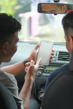 Müşteri taksi yolu ile online apps