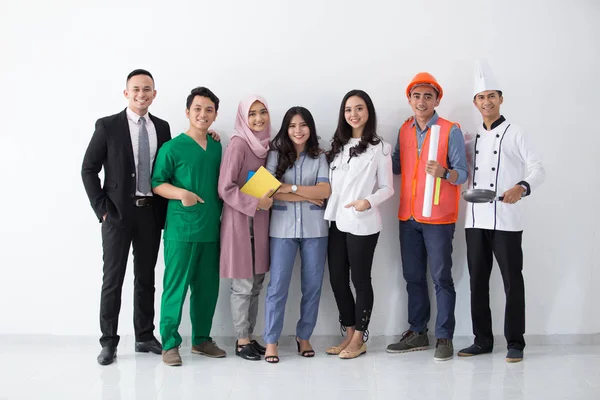 Retrato de varias profesiones — Foto de Stock