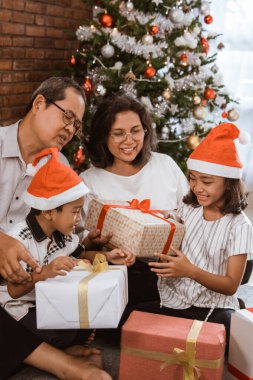 Noel zamanı aile hediyesi.