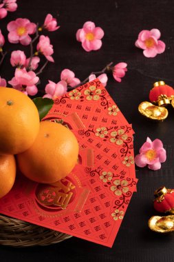 Çin yeni yılı ve Ay yeni yıl festivali konsepti