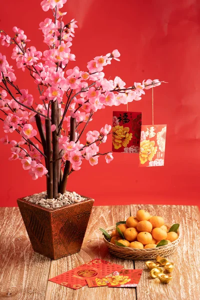 Çin Yeni Yıl Dekorasyonu. Kırmızı Paket