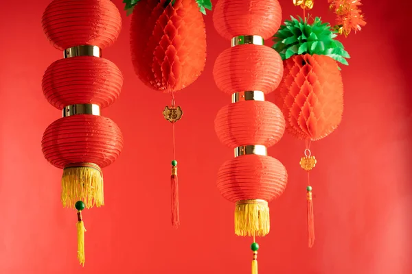 Lanterns during Chinese new year festival — Stock Photo, Image