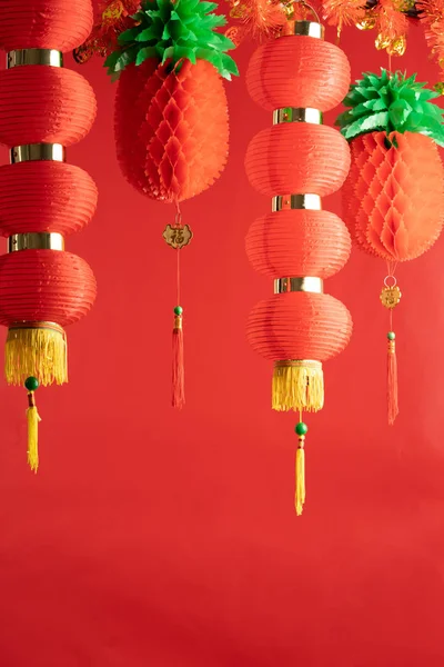 Linternas durante el festival chino de año nuevo — Foto de Stock
