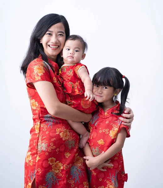 Matka a dcera na čínský nový rok — Stock fotografie
